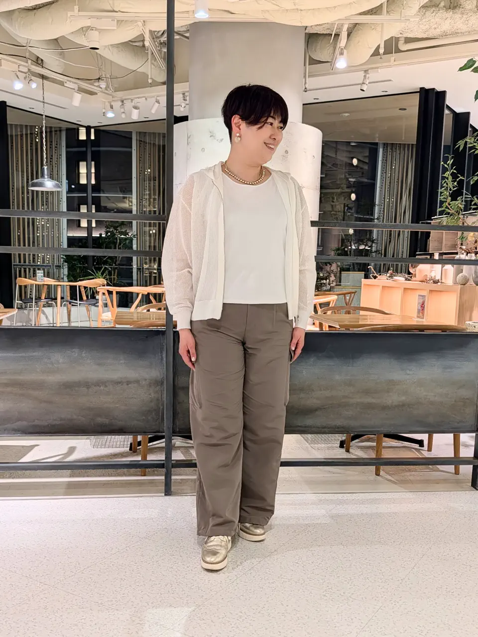 自由区 田中 コーディネート画像