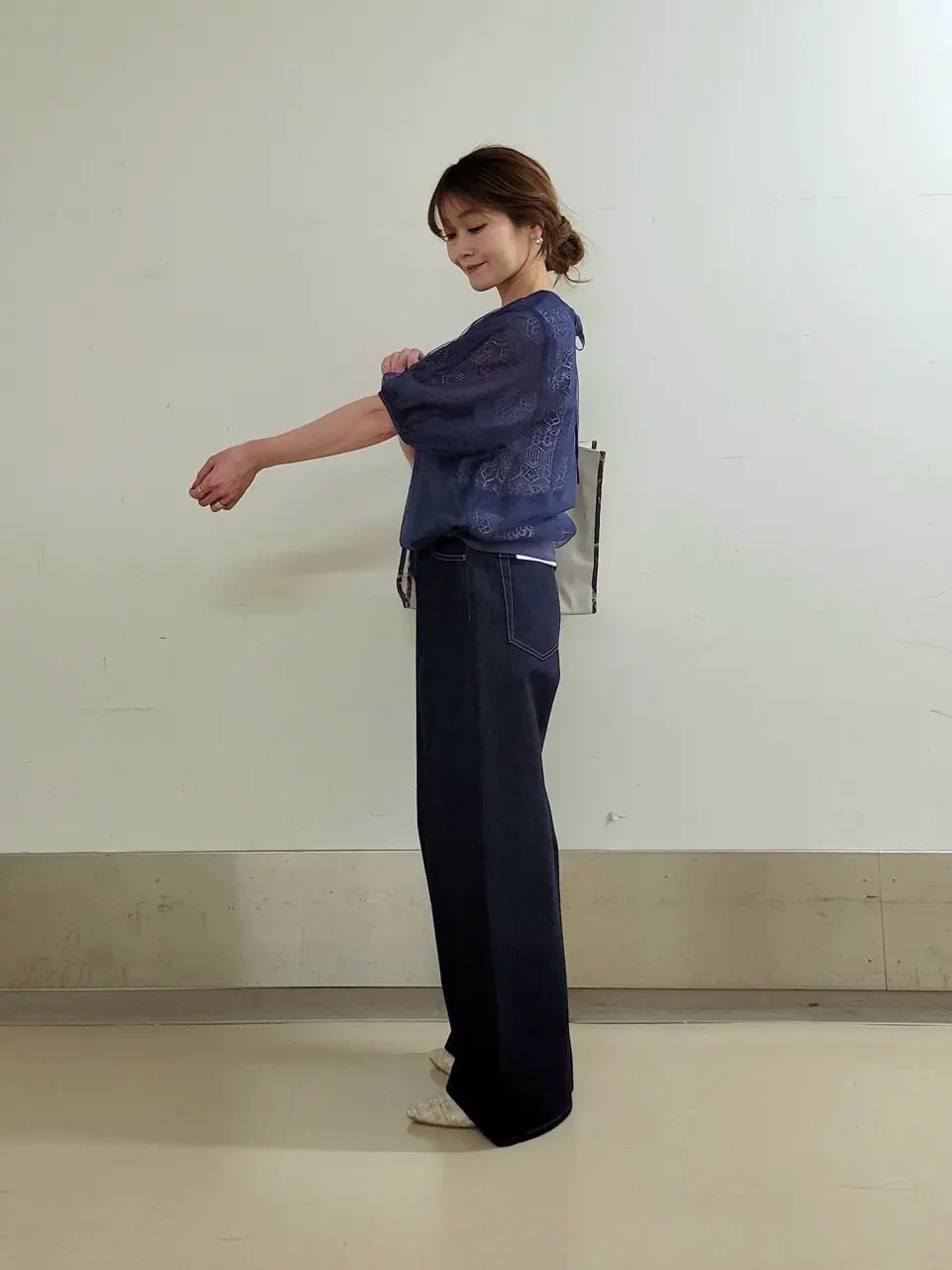 自由区 濱地 コーディネート画像