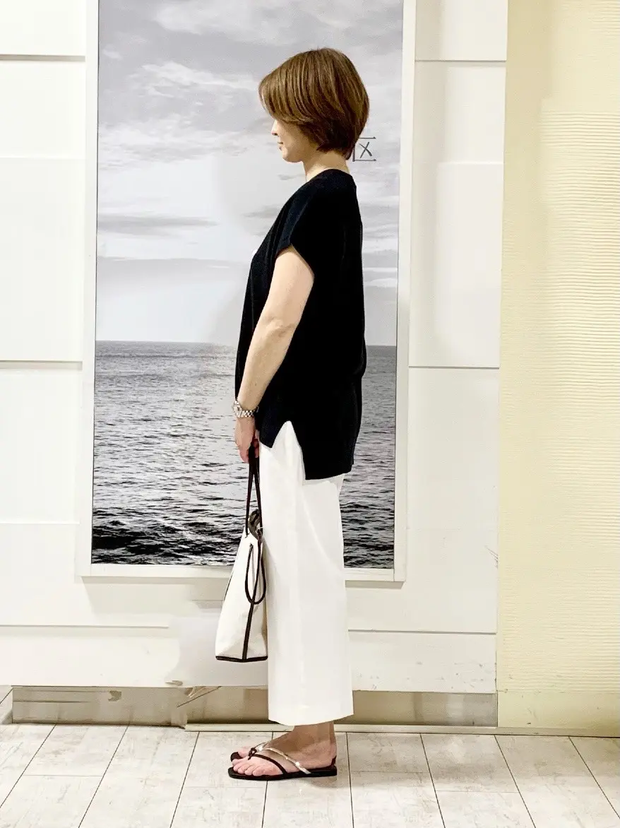 自由区 中鉢 コーディネート画像