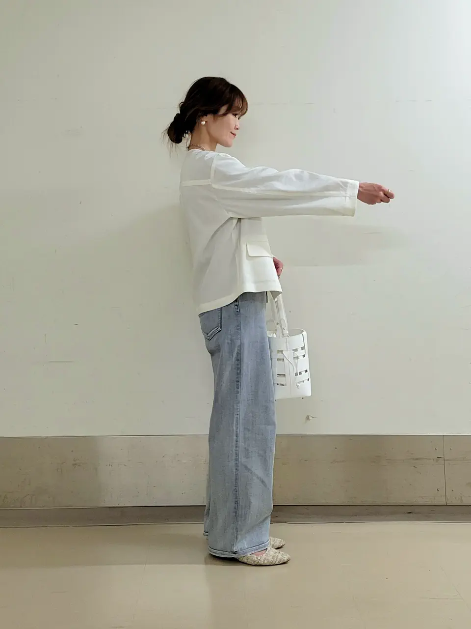 自由区 濱地 コーディネート画像