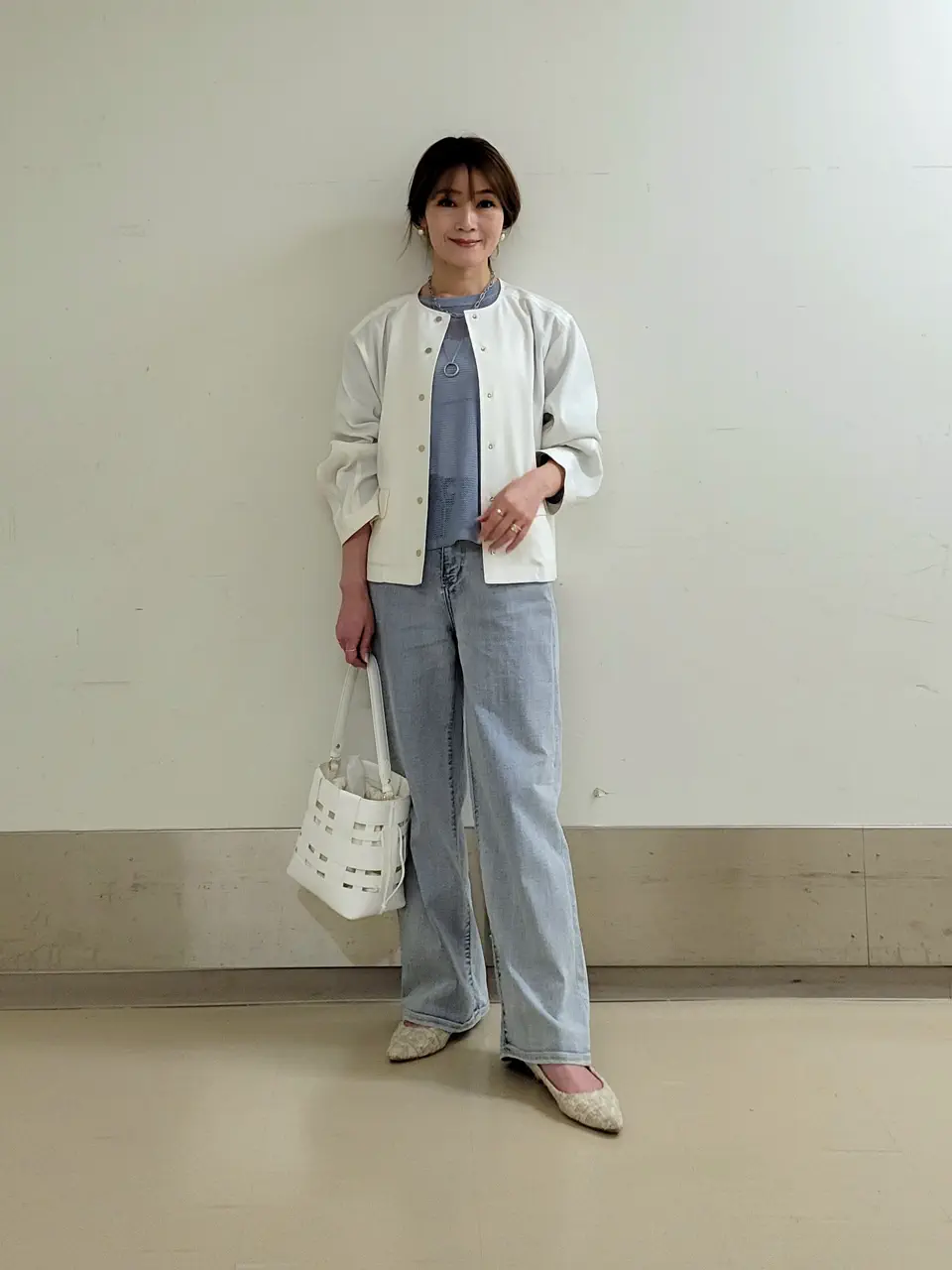 自由区 濱地 コーディネート画像