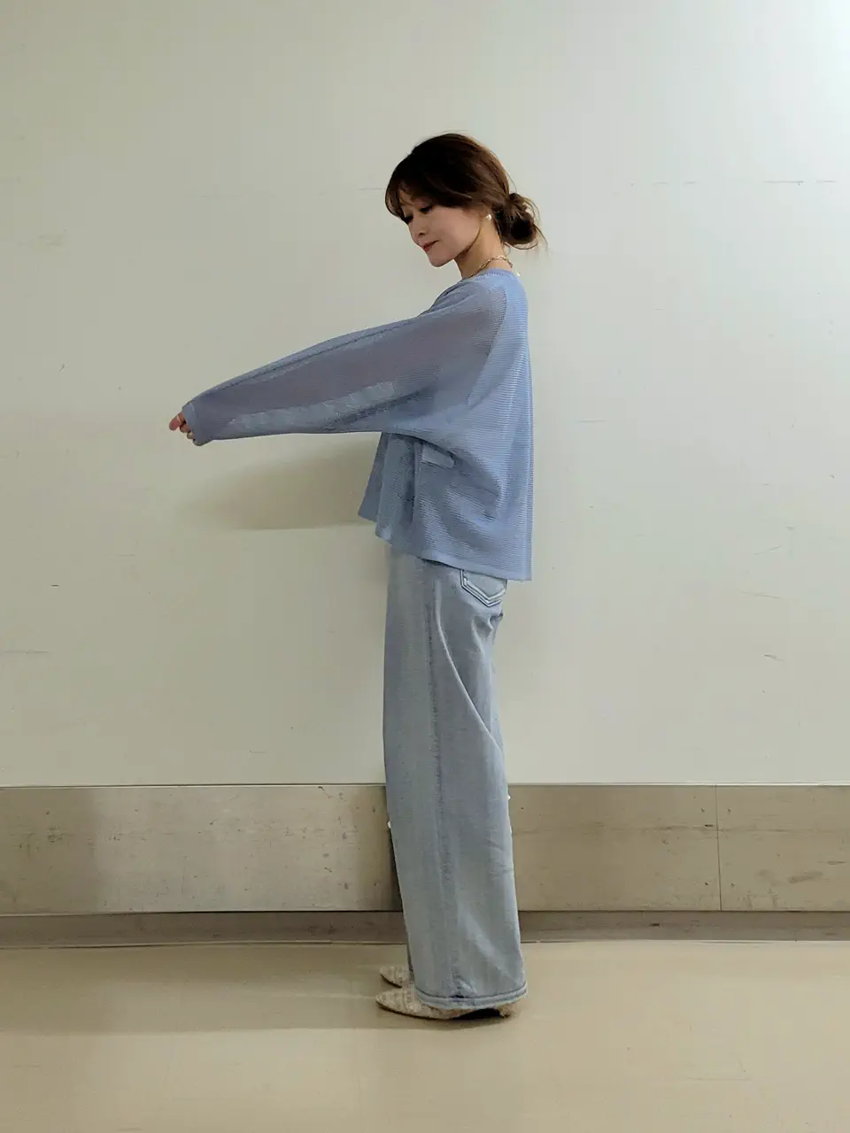 自由区 濱地 コーディネート画像