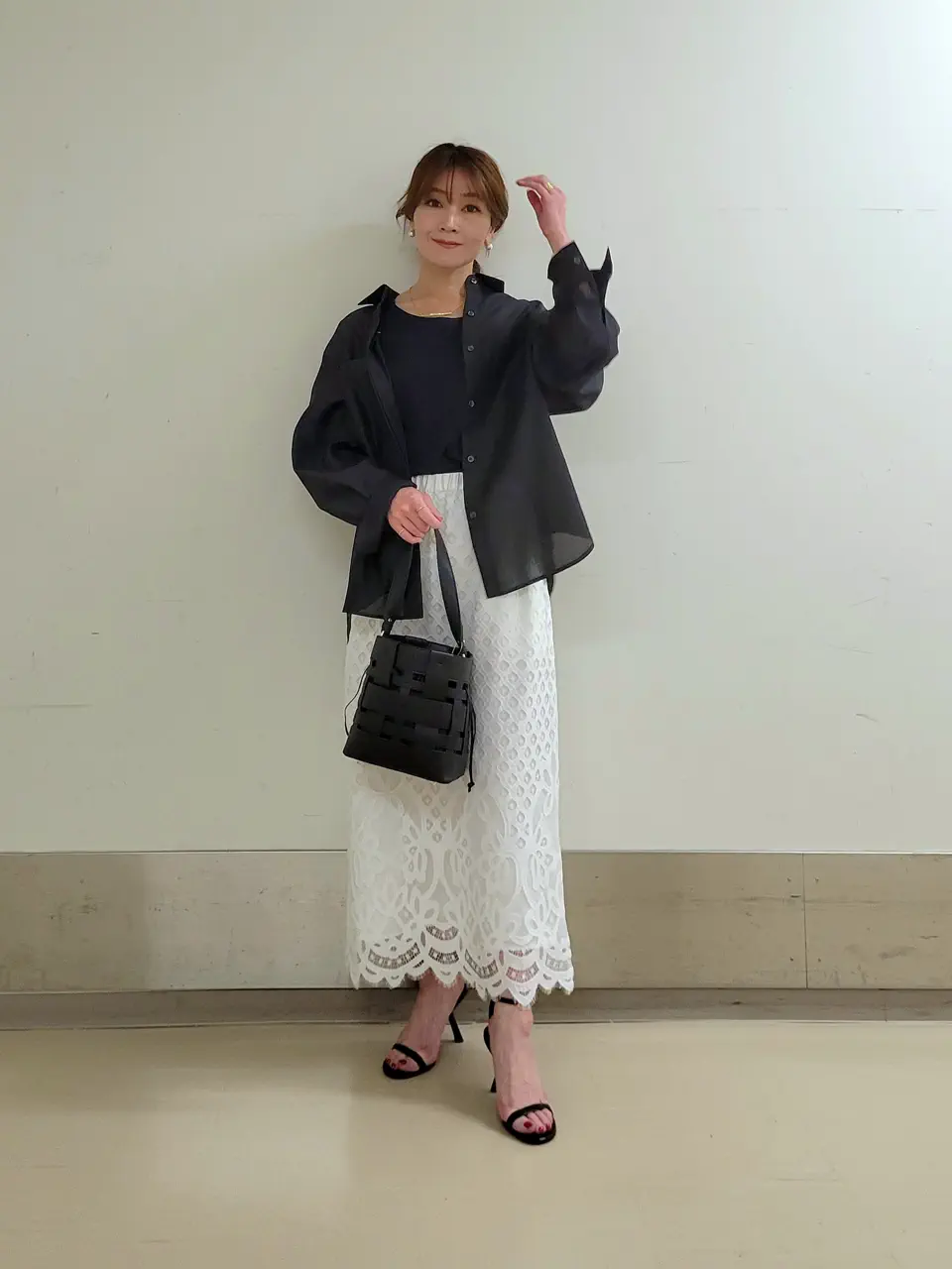 自由区 濱地 コーディネート画像