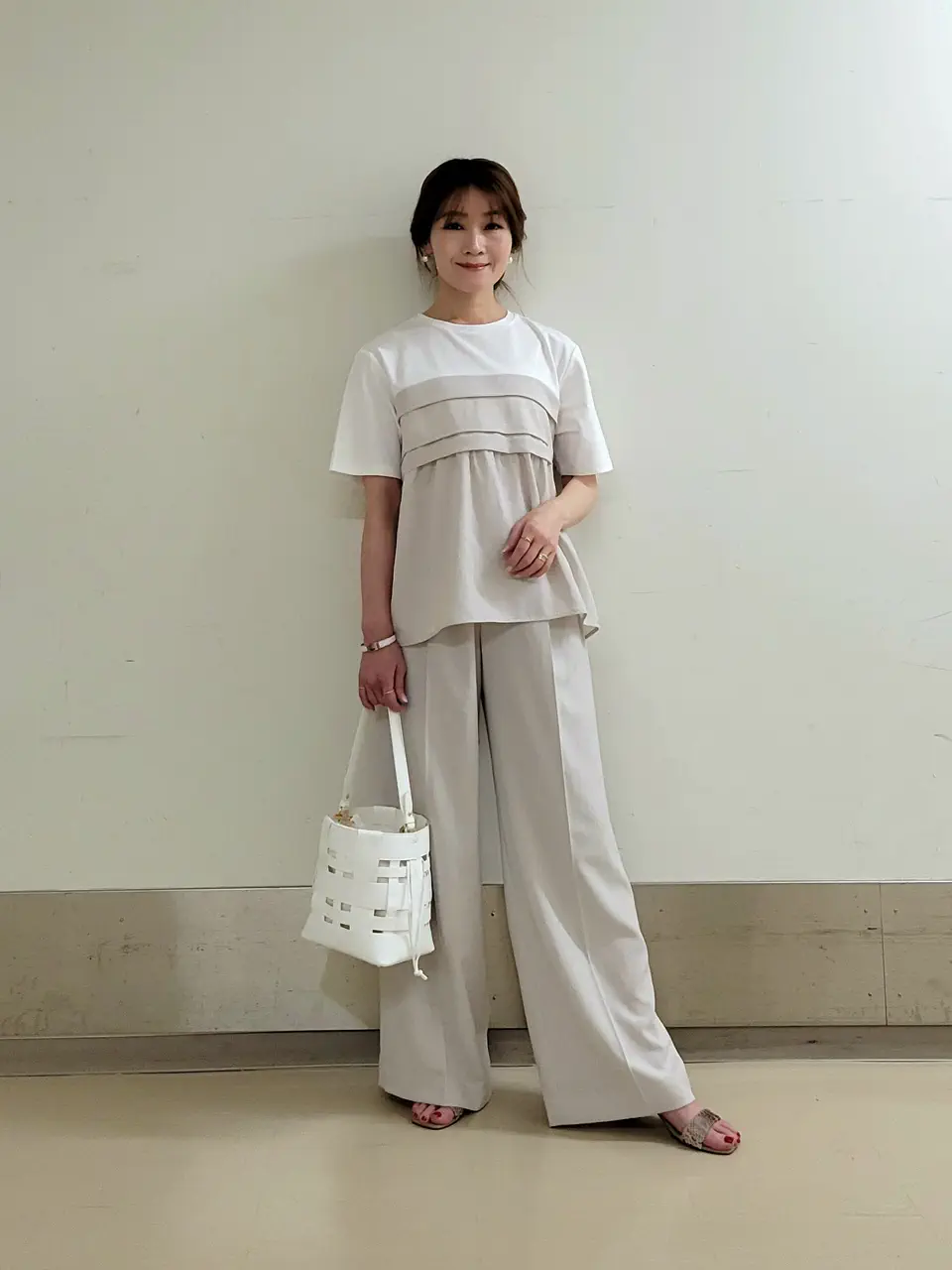 自由区 濱地 コーディネート画像