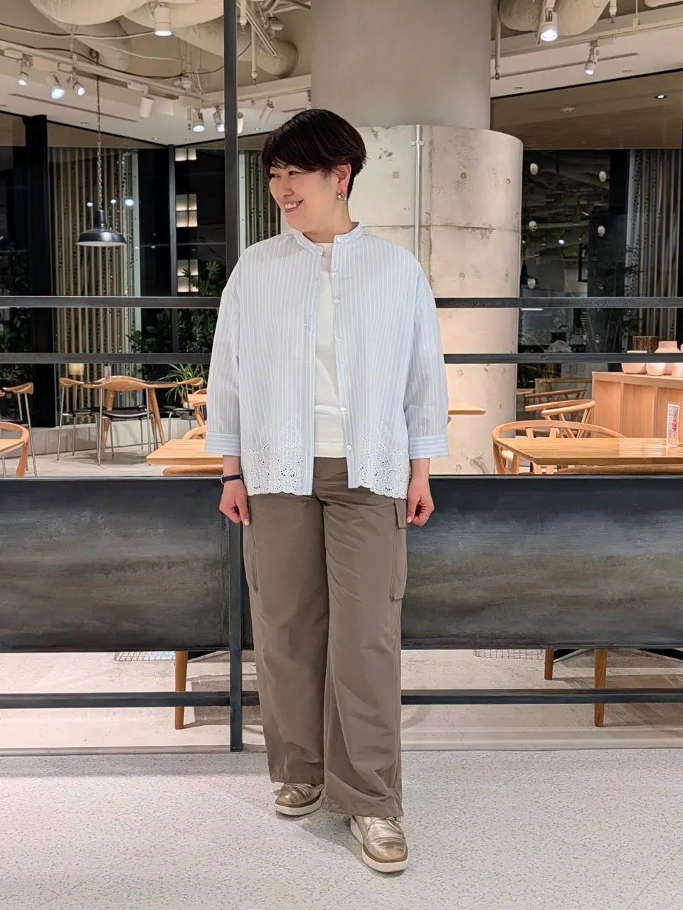 自由区 田中 コーディネート画像