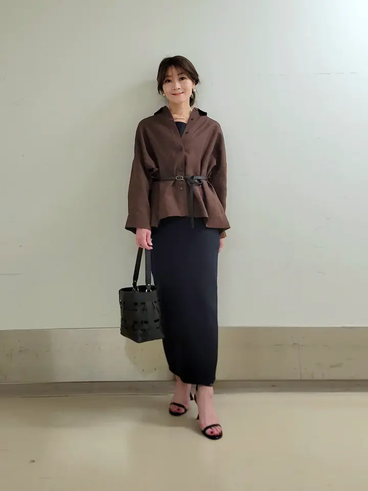 自由区 濱地 コーディネート画像