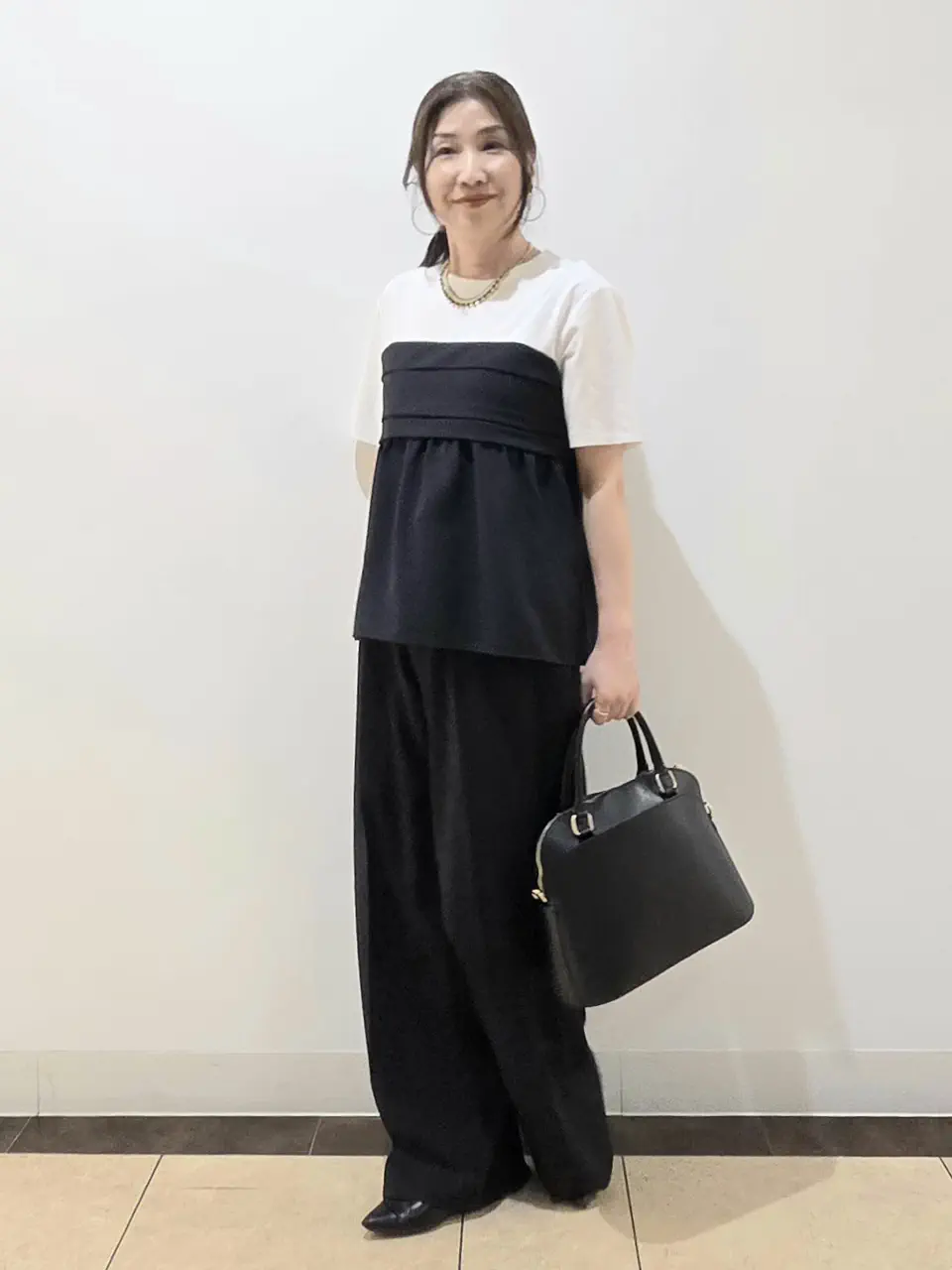 自由区 中川 コーディネート画像