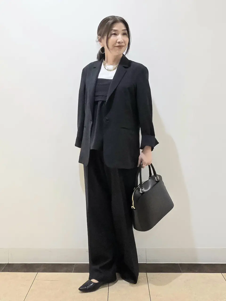 自由区 中川 コーディネート画像