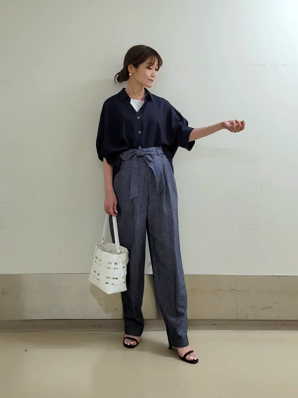 自由区 濱地 コーディネート画像