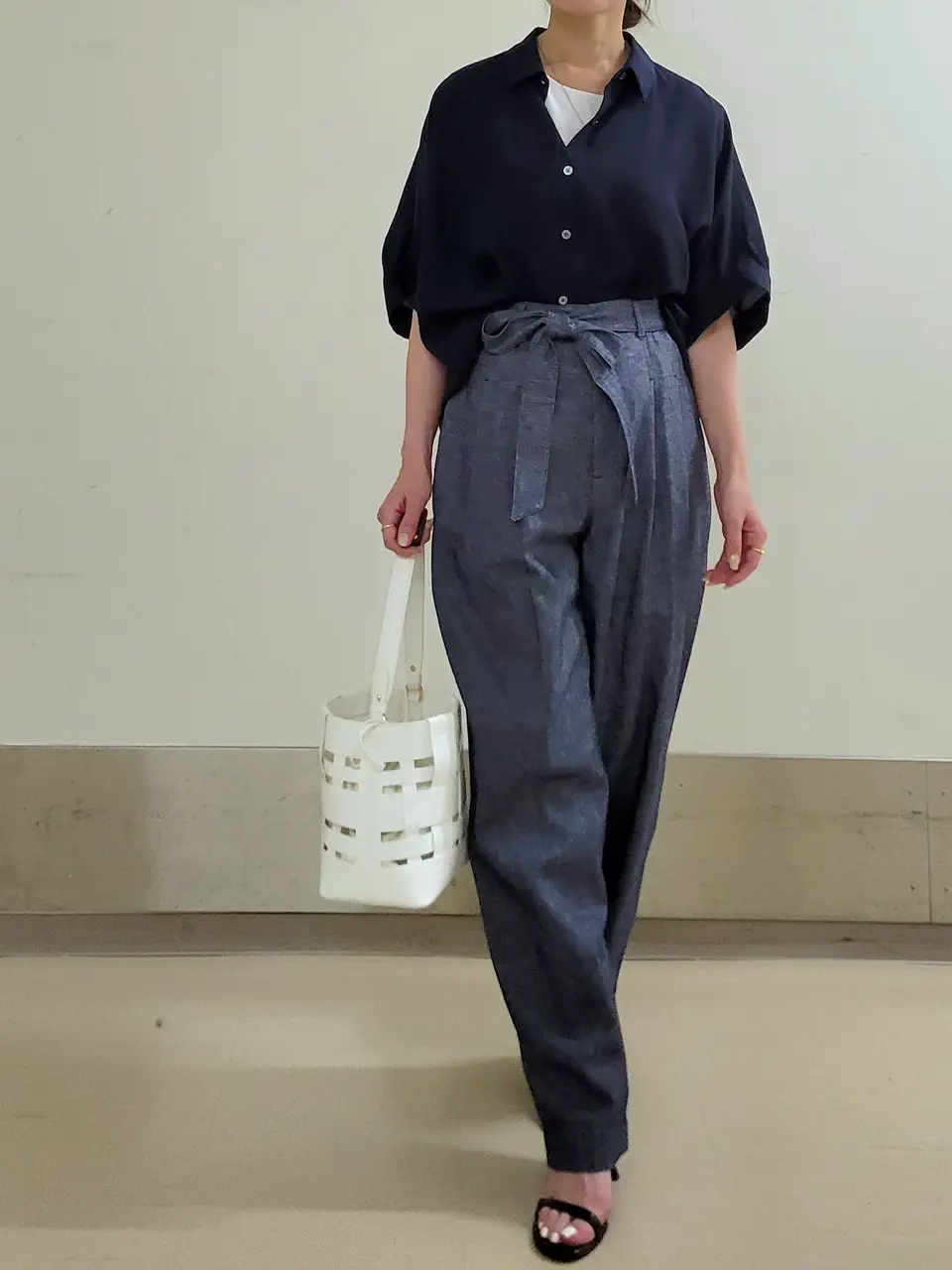 自由区 濱地 コーディネート画像