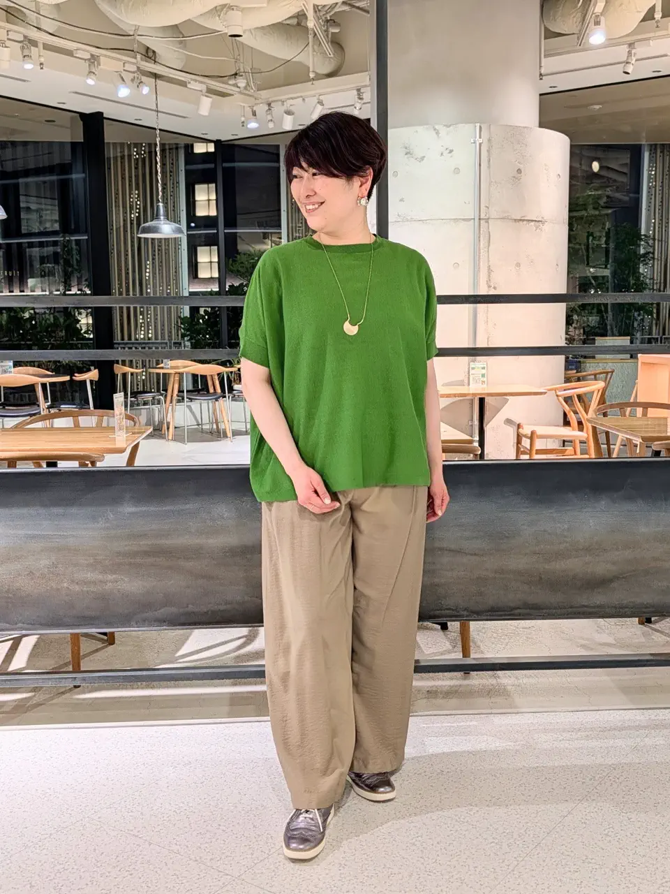 自由区 田中 コーディネート画像