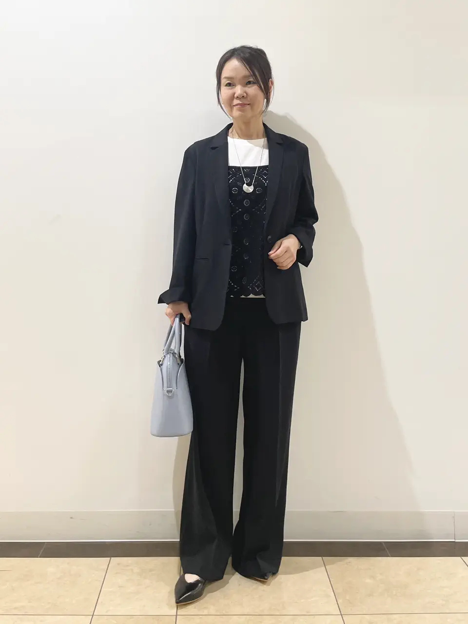 自由区 永石 コーディネート画像