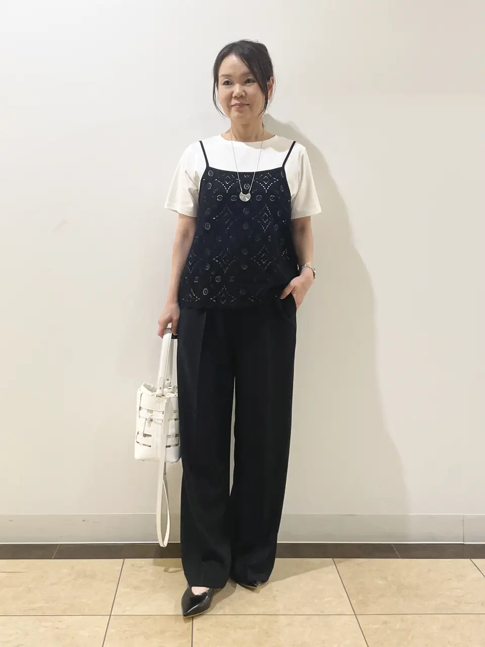 自由区 永石 コーディネート画像