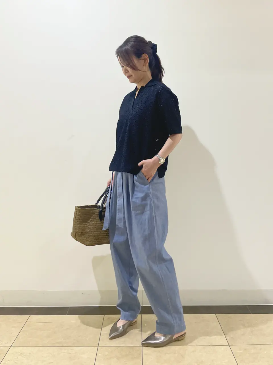 自由区 永石 コーディネート画像