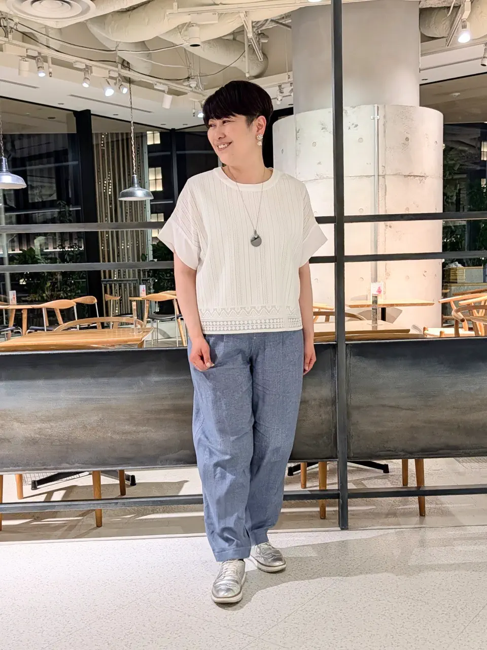 自由区 田中 コーディネート画像