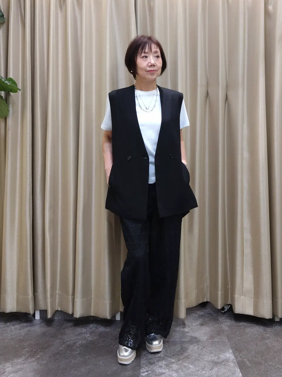 自由区 鶴田 コーディネート画像