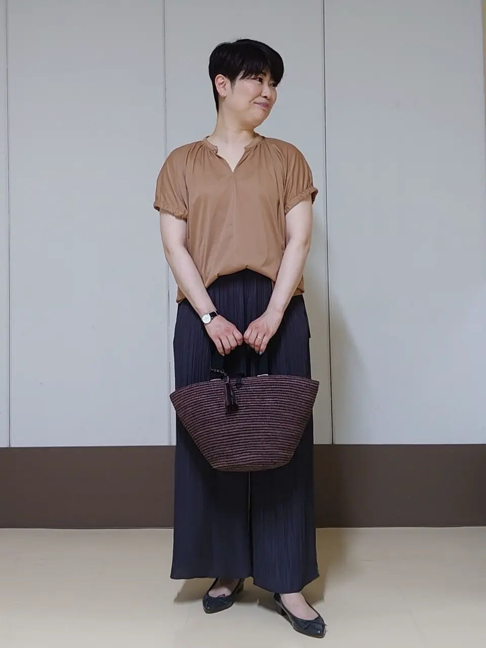 自由区 田中 コーディネート画像