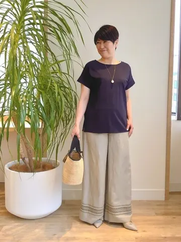 自由区 田中 コーディネート画像