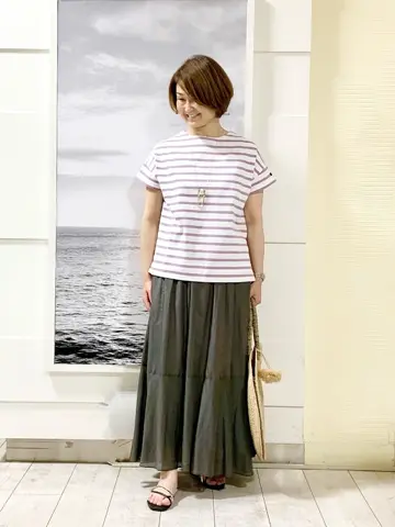 自由区 中鉢 コーディネート画像