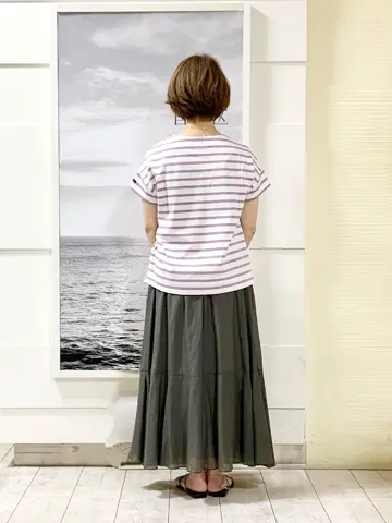 自由区 中鉢 コーディネート画像