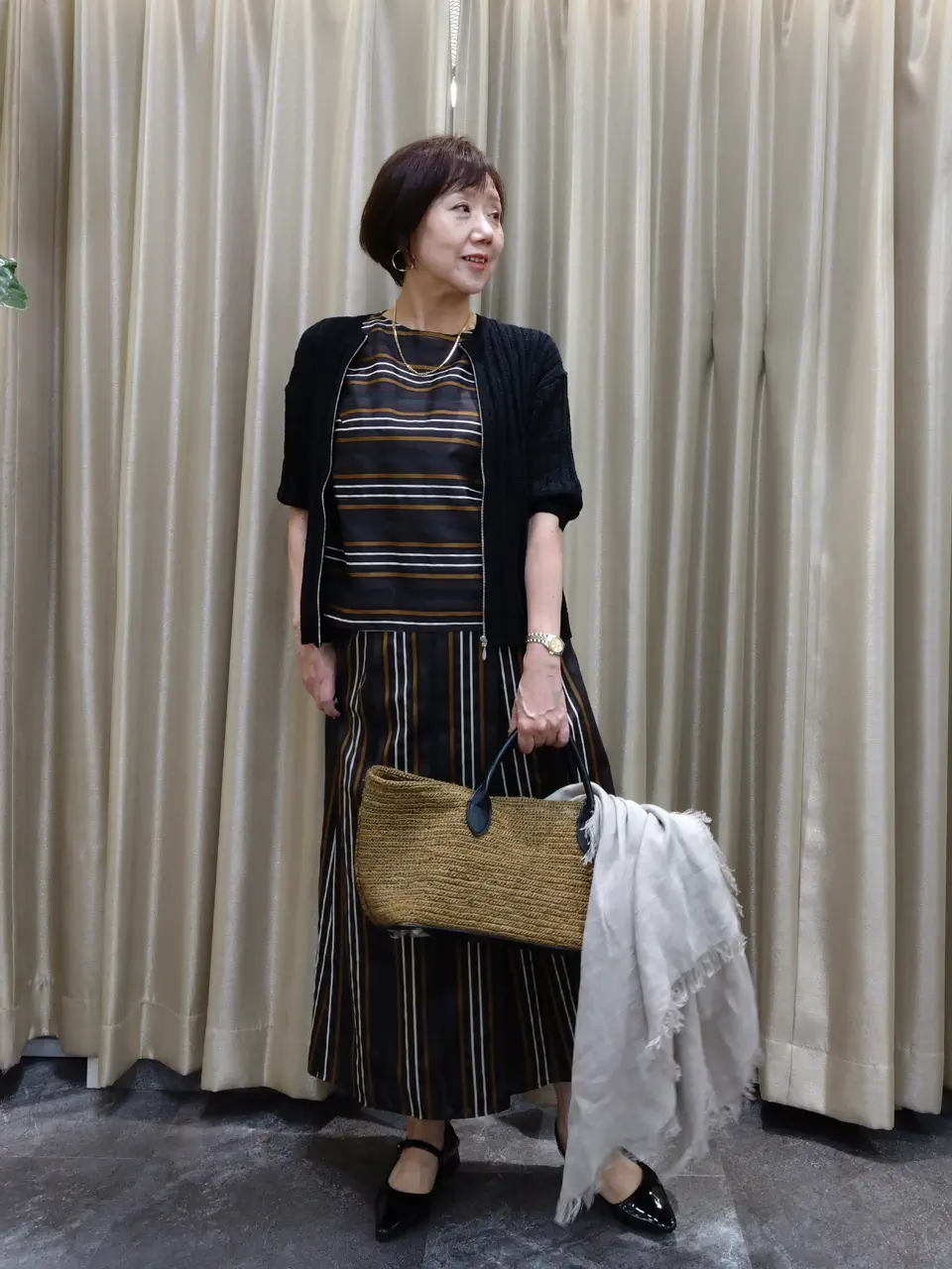 自由区 鶴田 コーディネート画像