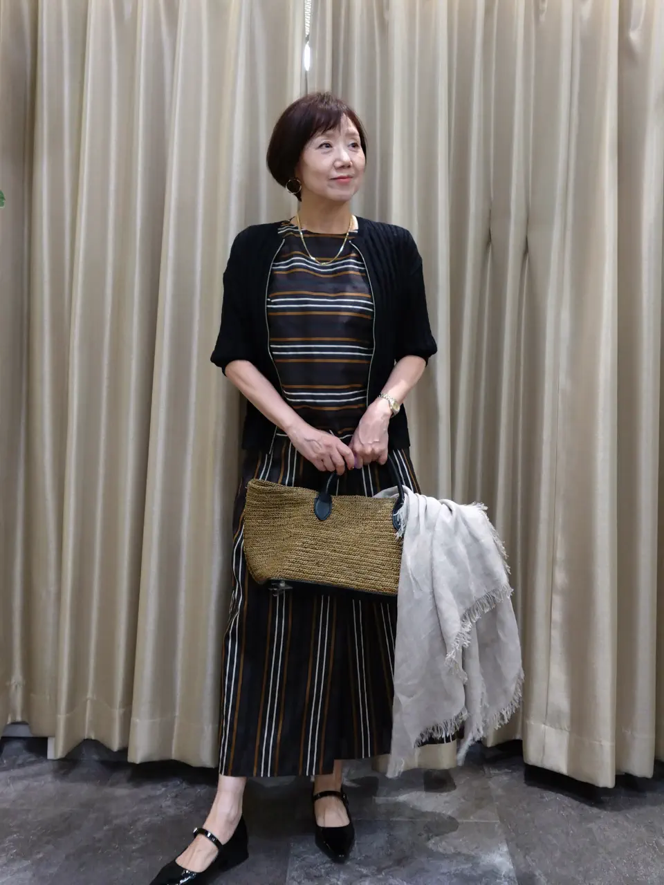 自由区 鶴田 コーディネート画像