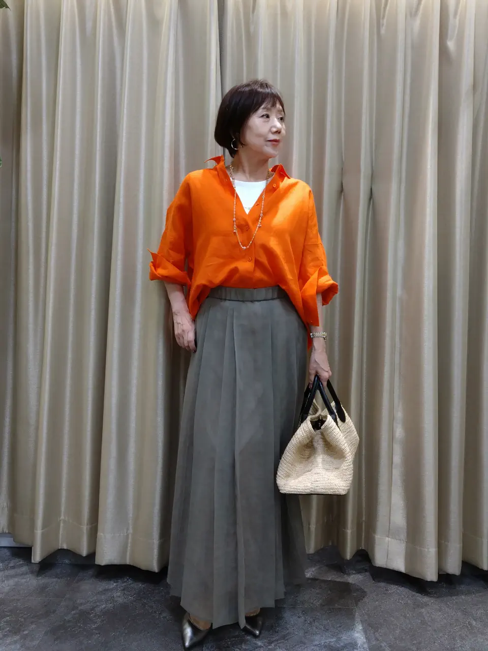 自由区 鶴田 コーディネート画像