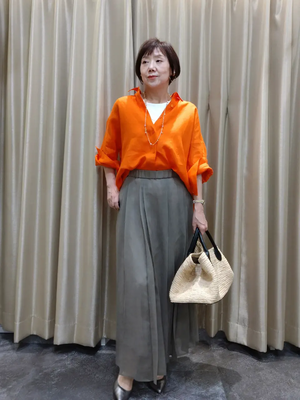 自由区 鶴田 コーディネート画像