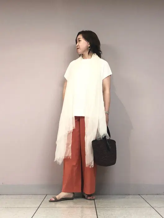 自由区 上島 コーディネート画像