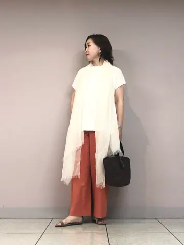 自由区 上島 コーディネート画像