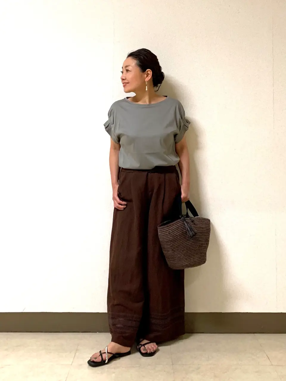 自由区 坂本 コーディネート画像