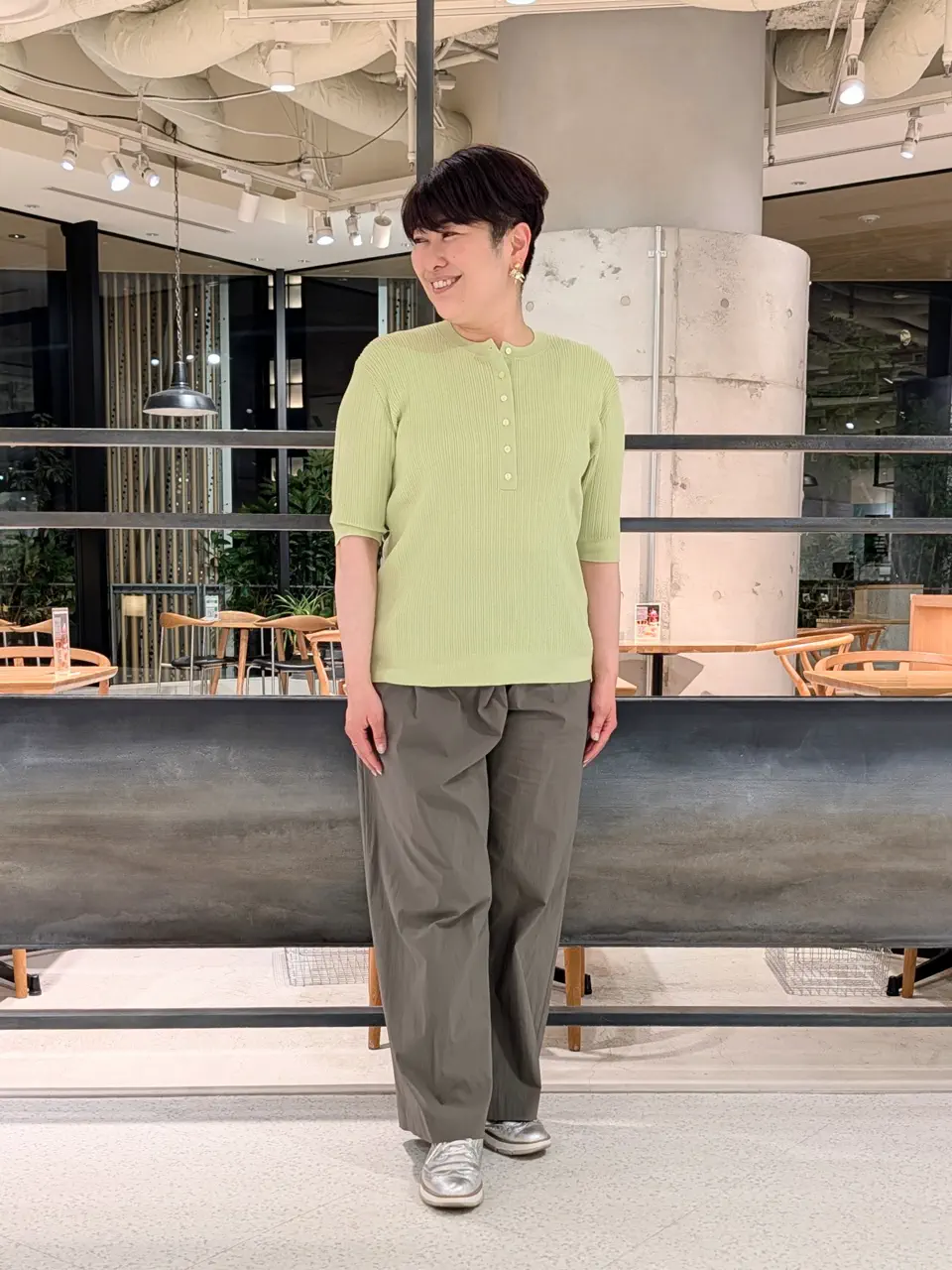 自由区 田中 コーディネート画像