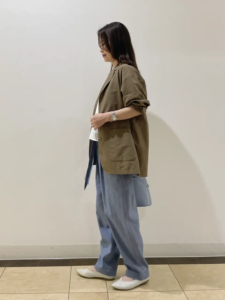 自由区 永石 コーディネート画像