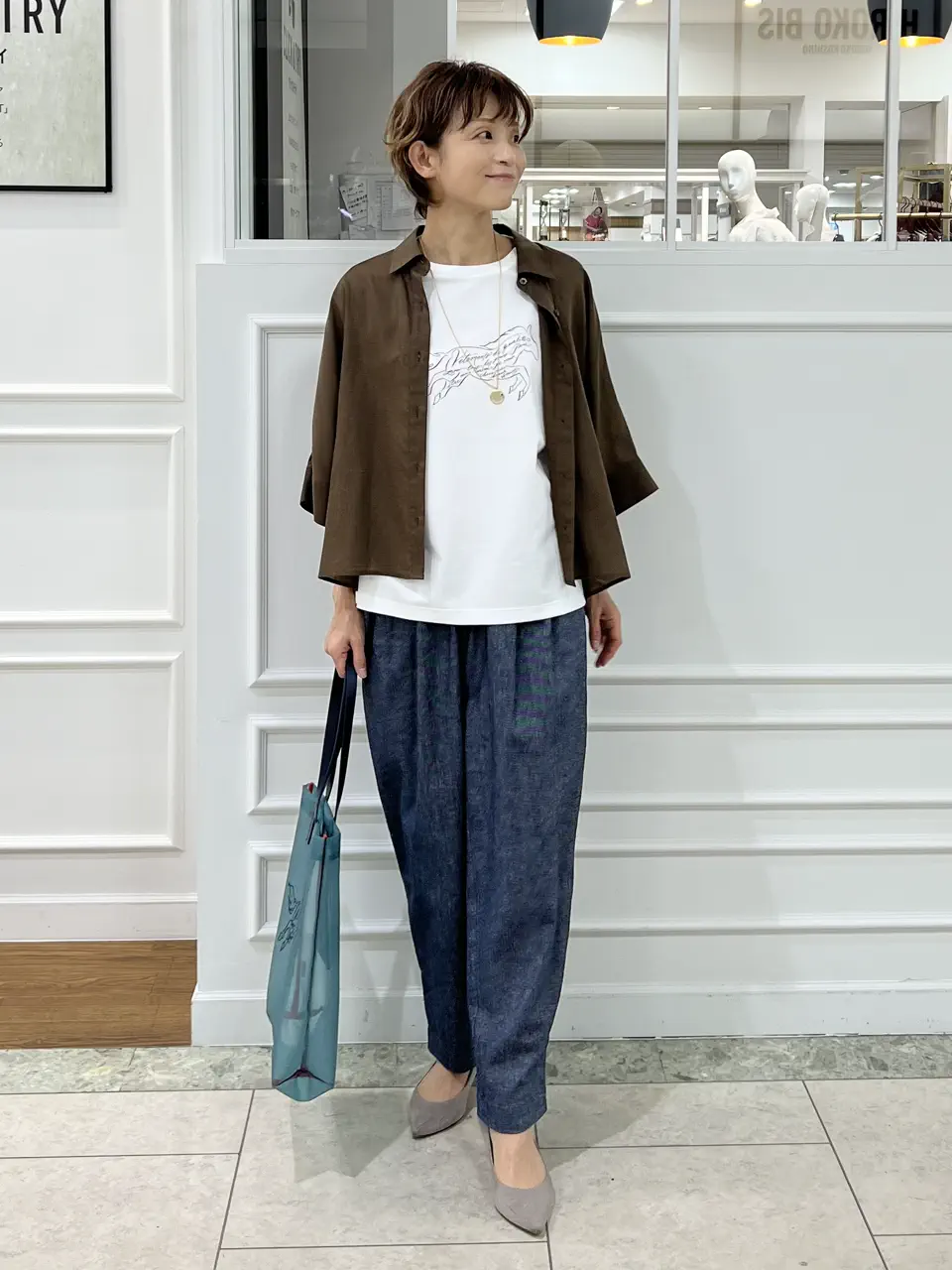 自由区 hazuki コーディネート画像