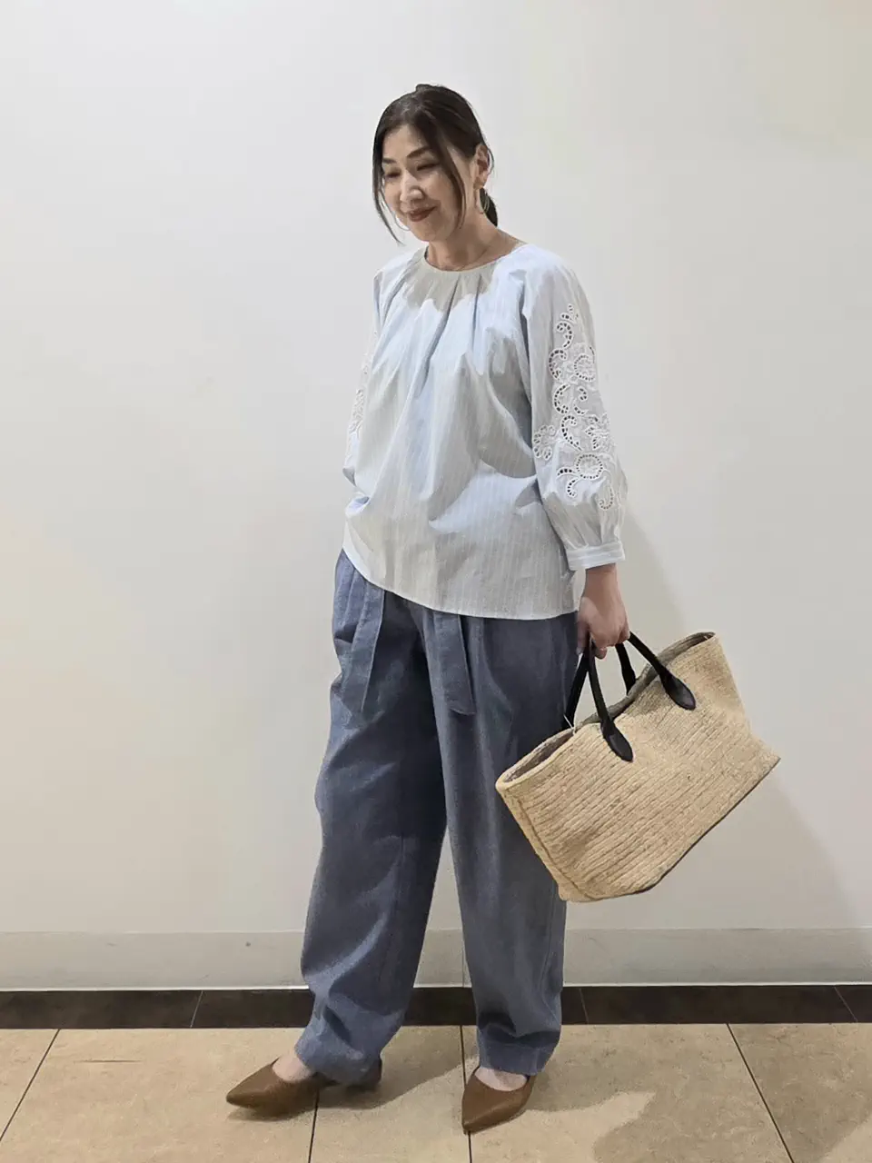 自由区 中川 コーディネート画像