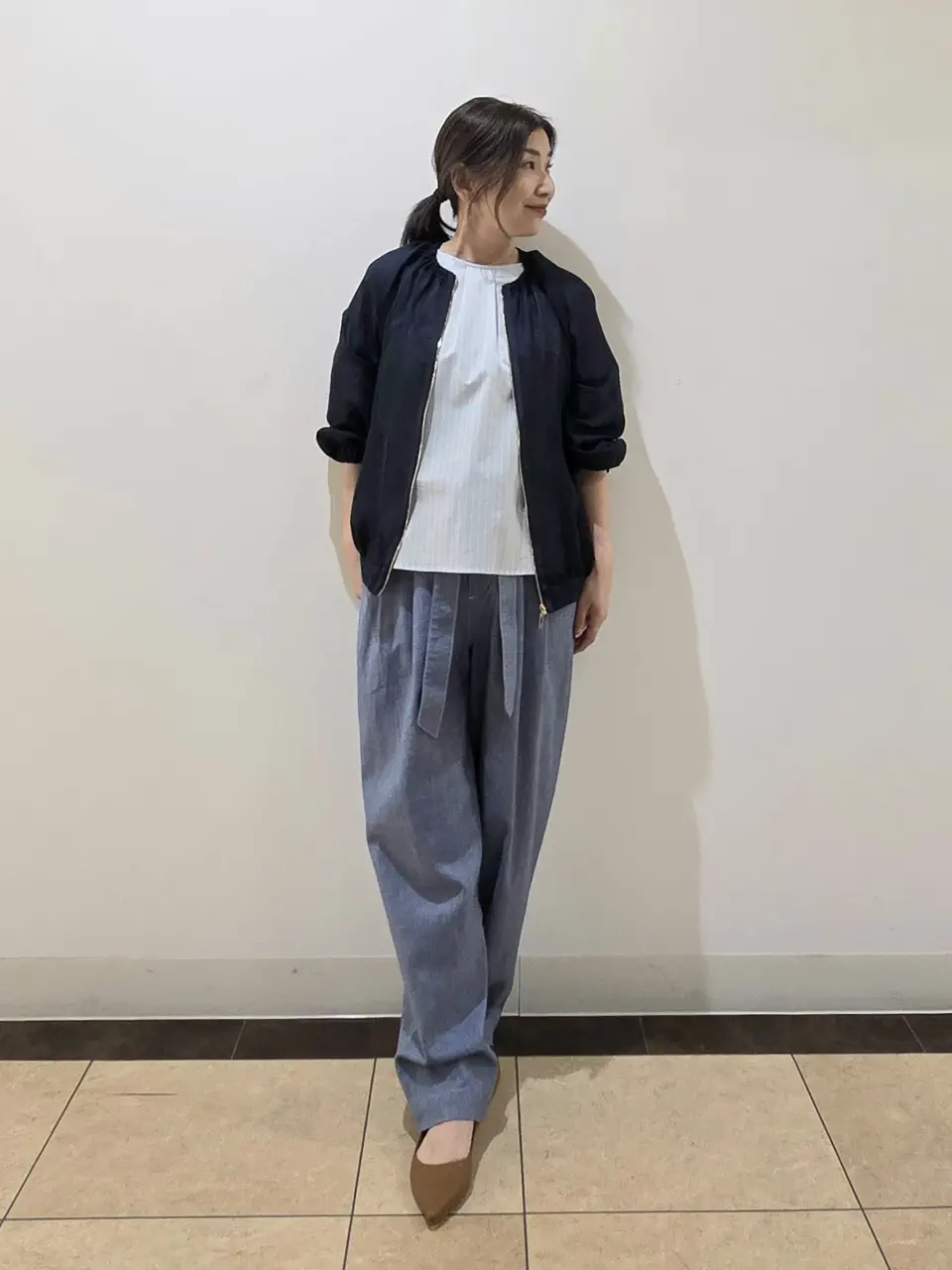 自由区 中川 コーディネート画像