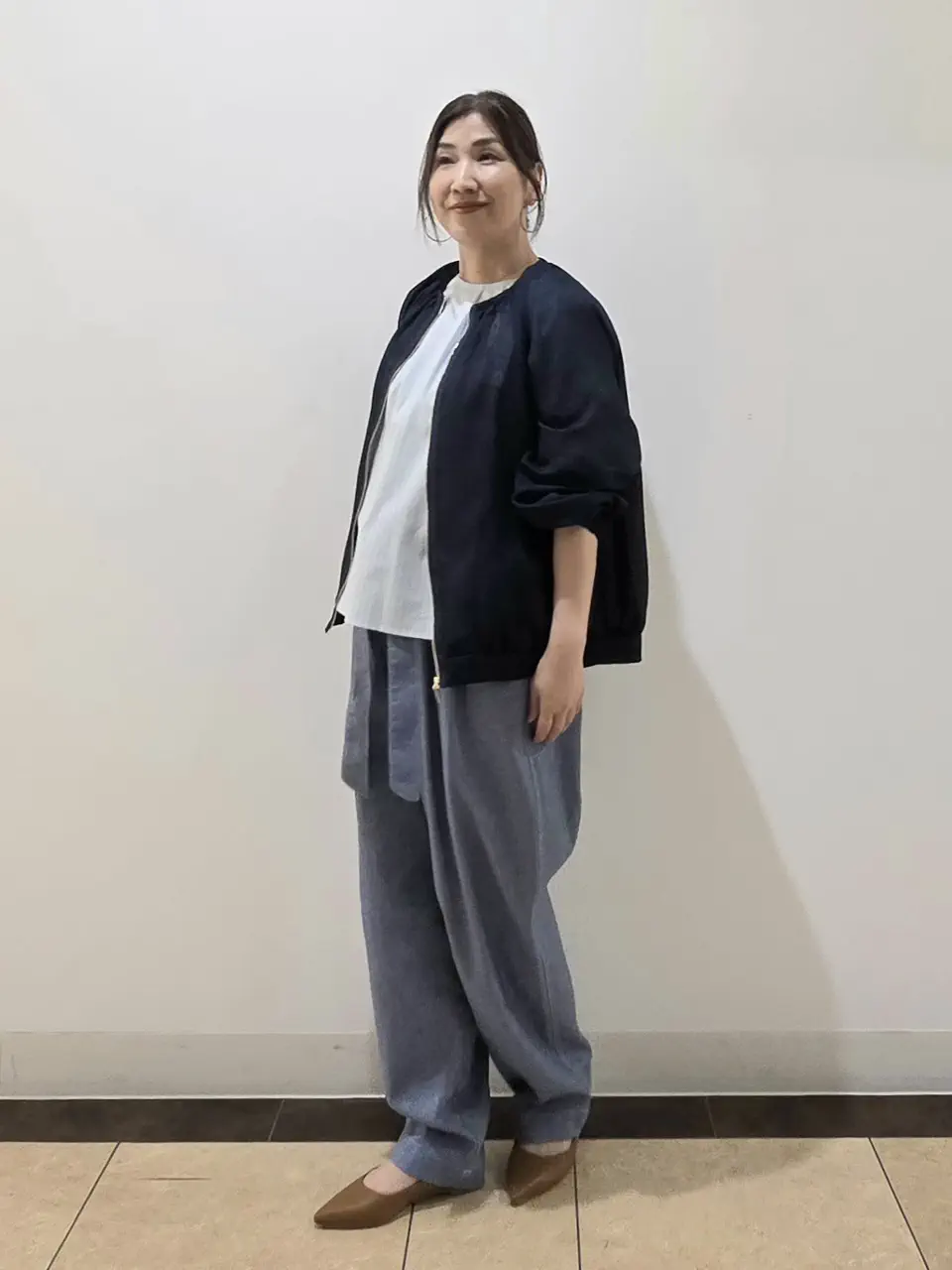 自由区 中川 コーディネート画像