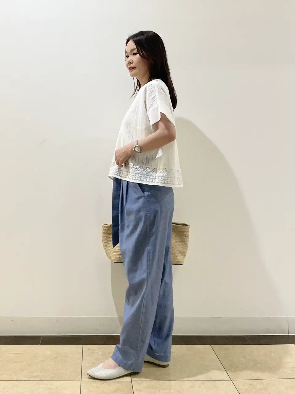 自由区 永石 コーディネート画像