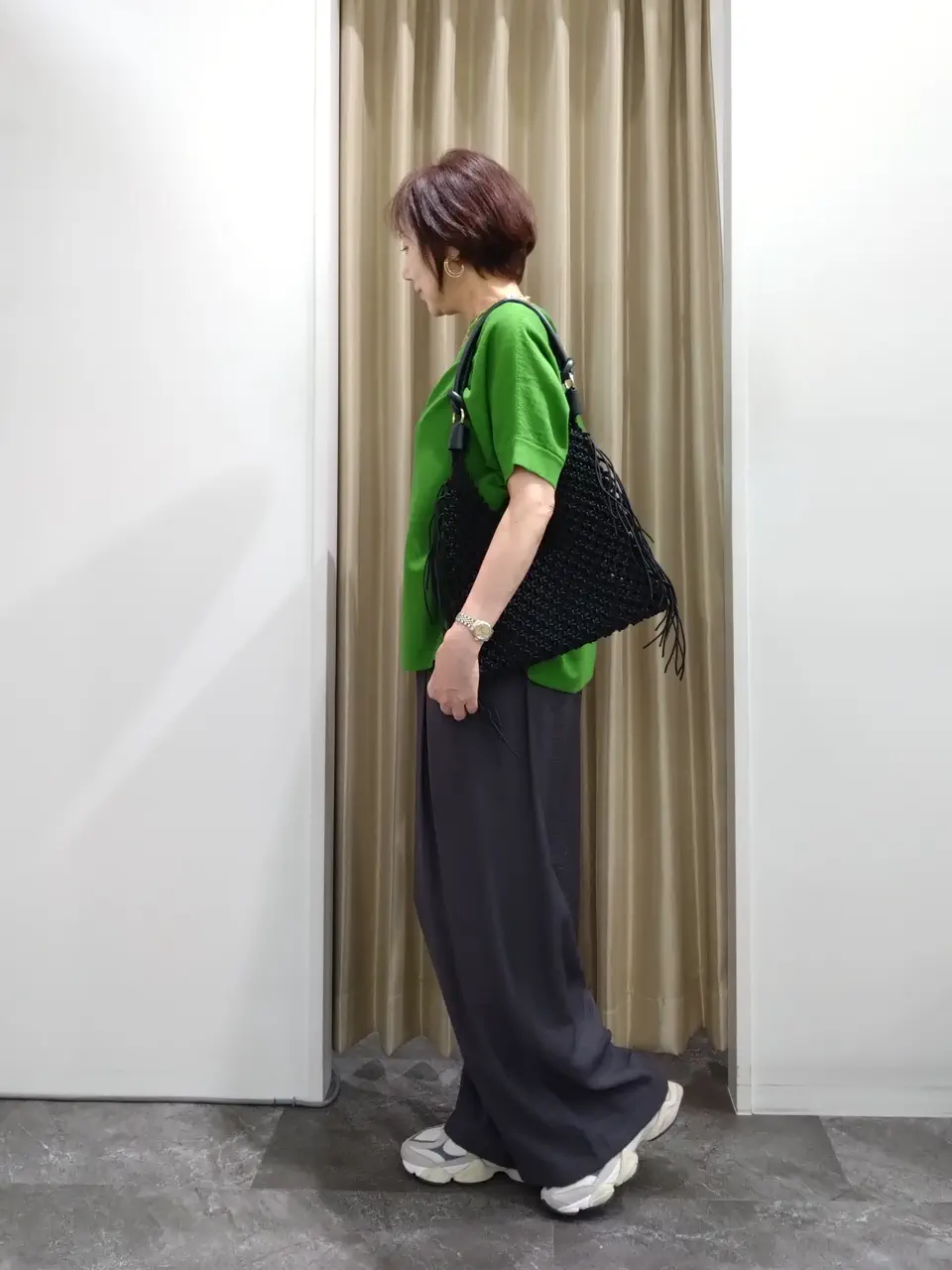 自由区 鶴田 コーディネート画像