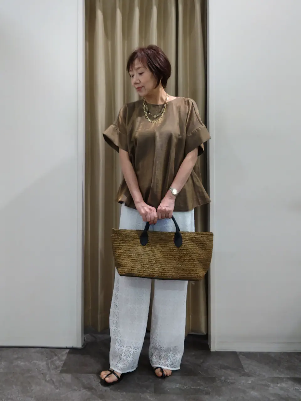 自由区 鶴田 コーディネート画像