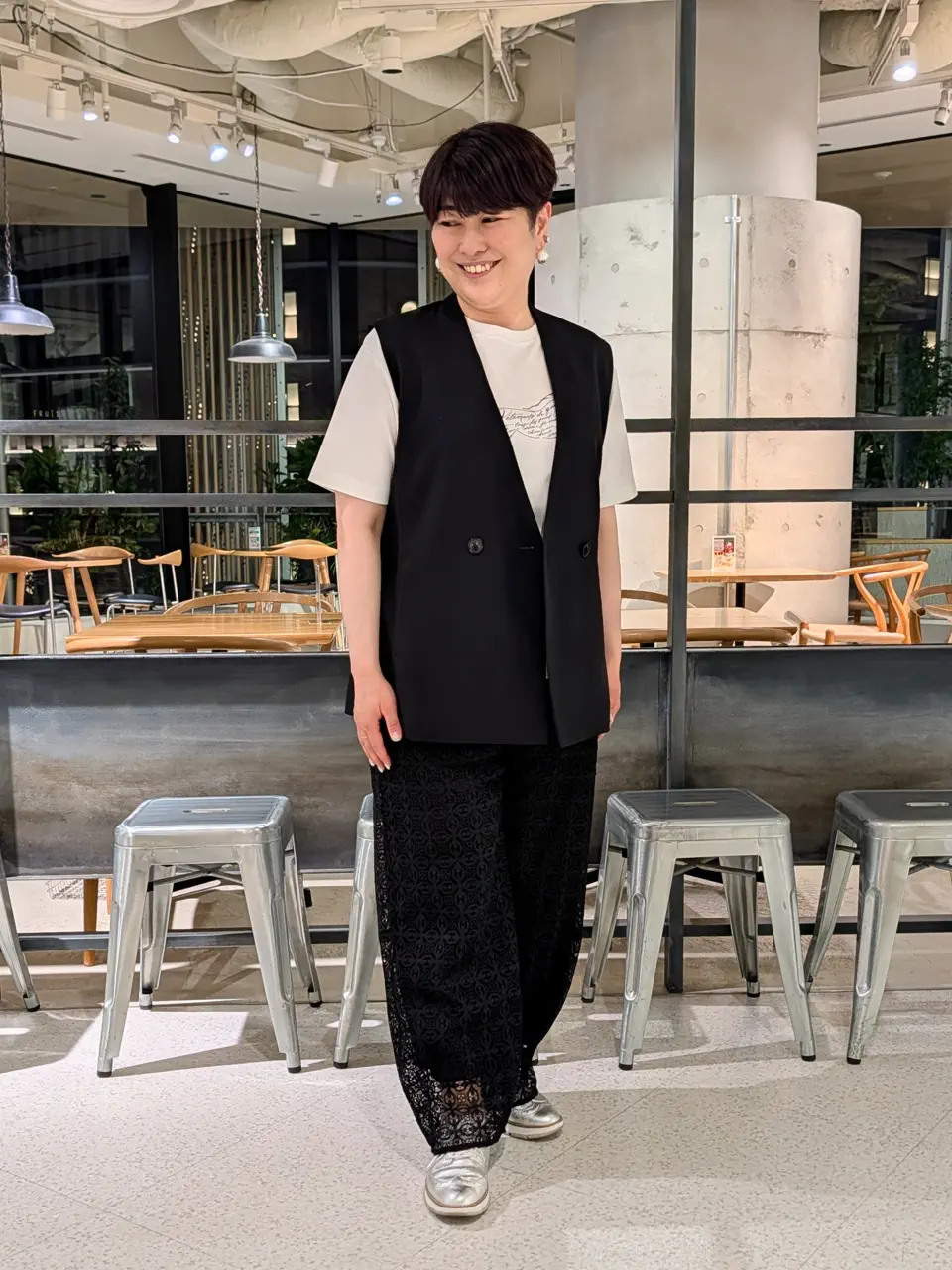 自由区 田中 コーディネート画像