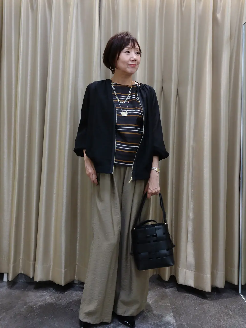 自由区 鶴田 コーディネート画像