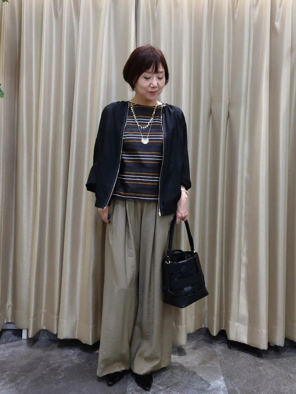 自由区 鶴田 コーディネート画像