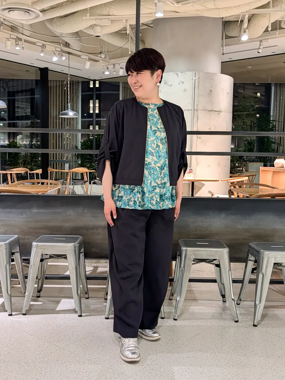 自由区 田中 コーディネート画像
