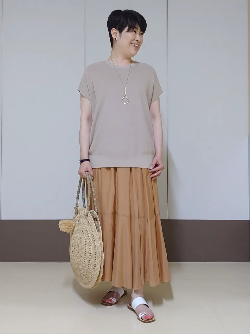 自由区 田中 コーディネート画像