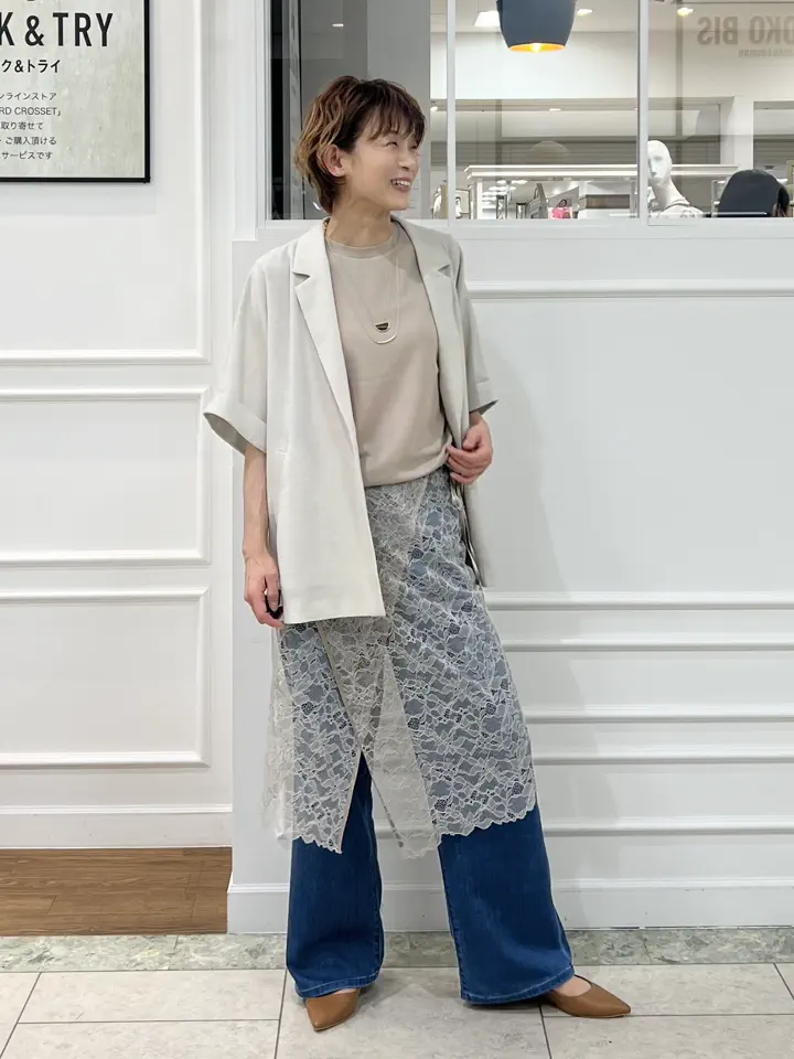 自由区 hazuki コーディネート画像
