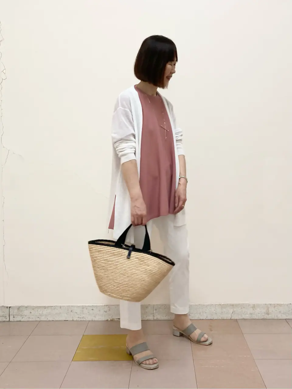 自由区 阿部 コーディネート画像