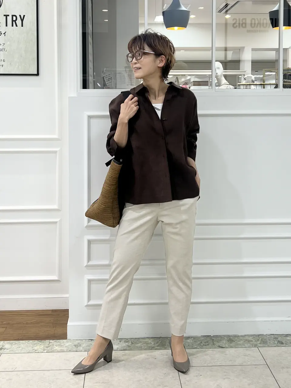 自由区 hazuki コーディネート画像