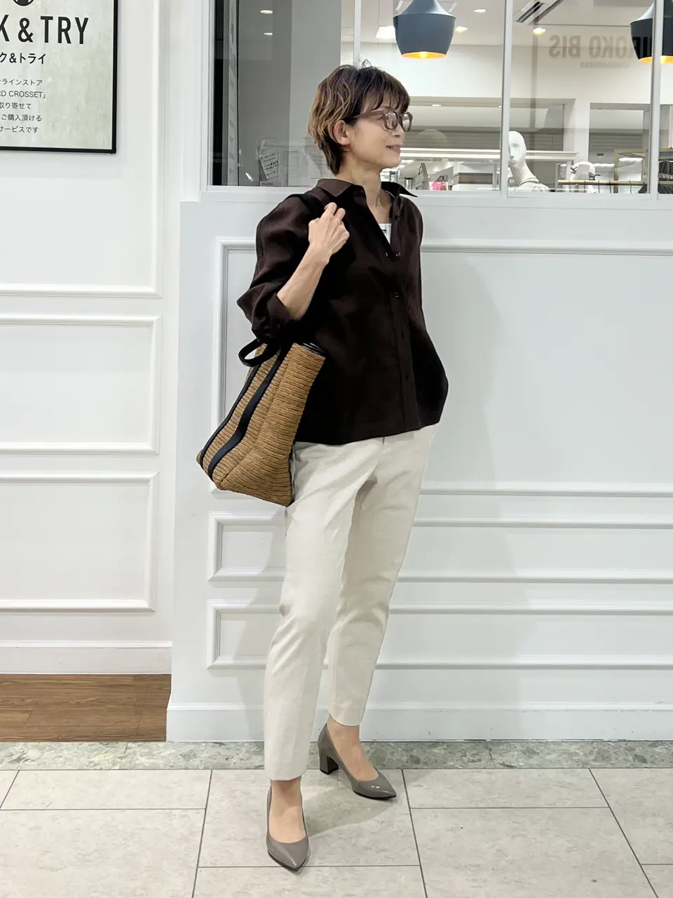 自由区 hazuki コーディネート画像