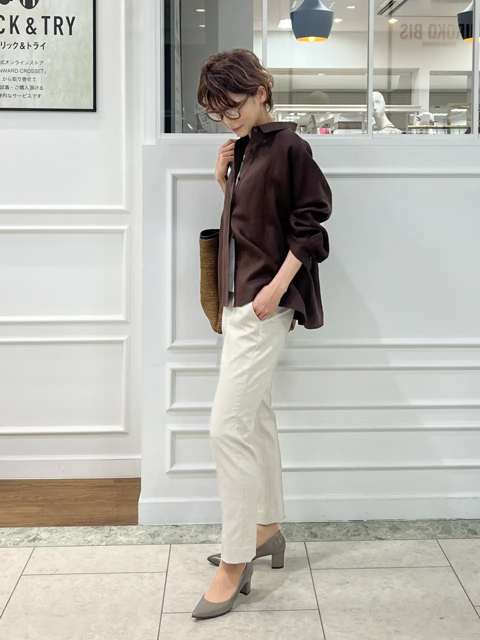 自由区 hazuki コーディネート画像